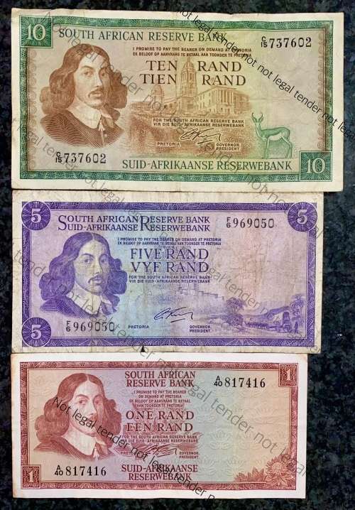 COMPLETE SET OF G.RISSIK R10 - C15, R5 - F6 & R1 - A40 -- 2ND ISSUE 1966 (1 BID TAKES ALL)