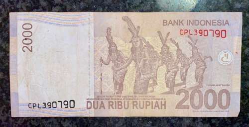 INDONESIA SET 2000 RUPIAH 2015