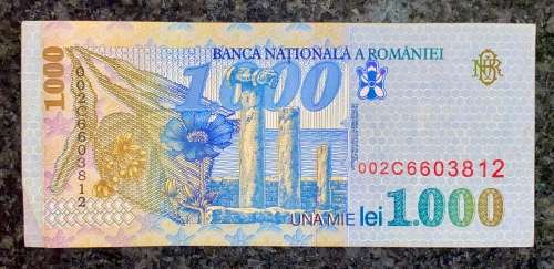 ROMANIA 1000 LEU 1998