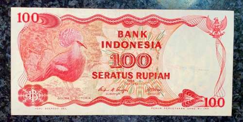 INDONESIA 100 RUPIAH 1984