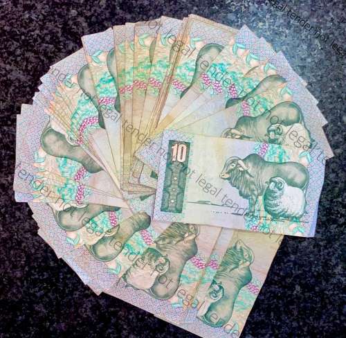 CL STALS R10 -- 1ST ISSUE 1990 (1 BID TAKES ALL 50 NOTES)