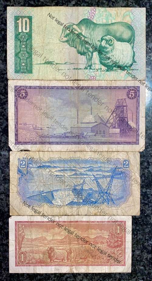 TW DE JONGH SET  R10 TO R1 -- 1967-1978 ( 1 BID TAKES ALL)