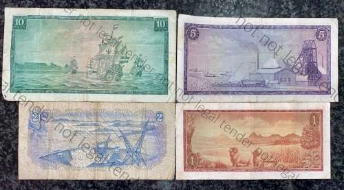 COMPLETE SET OF TW DE JONGH ALL SPRINGBUCK WTM R10 TO R1 --1ST & 2ND ISSUE 1967-74( 1 BID TAKES ALL)
