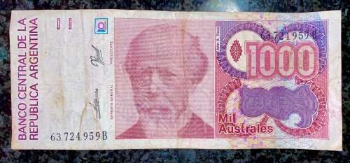 ARGENTINA 1000 PESOS ND 1990