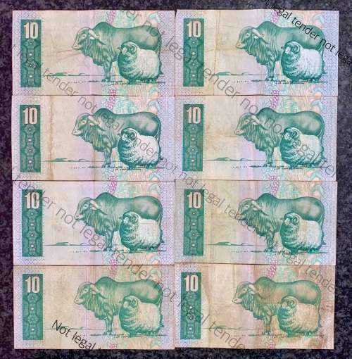 GPC DE KOCK R10 --1982- 2ND ISSUE (1 BID TAKES ALL 8 NOTES)