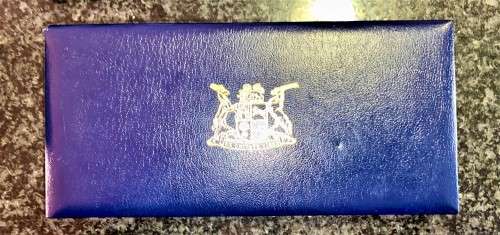 SA MINT PROOF SET 1989 SILVER R1 WITH AMAZING TONING TO 1 CENT WITH EXTRA R1 BLUE S A MINT BOX