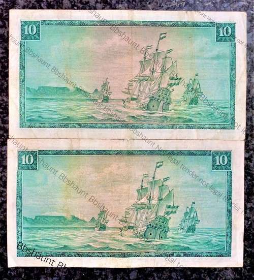 TW DE JONGH R10 SPRINGBUCK & VAN RIEBEECK WTM..,,,1ST ISSUE 1967 & 3RD ISSUE 1975 (1 BID TAKES ALL)