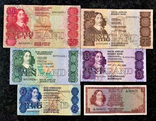 COMPLETE SET OF CL STALS & DECIMALS R50 TO R2 AA--1ST ISSUE 1990 [R1 TW DE JONGH 1975]1 BID TAKES AL