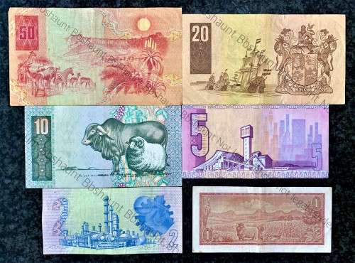 COMPLETE SET OF CL STALS & DECIMALS R50 TO R2 AA--1ST ISSUE 1990 [R1 TW DE JONGH 1975]1 BID TAKES AL