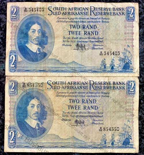 MH DE KOCK R2 -- B90 & B82 --1961--- 4TH ISSUE (1 BID TAKES ALL)