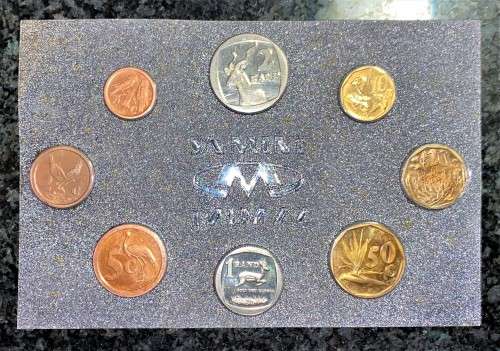 S A MINT UNCIRCULATED SET --1991 --  R2 TO 1 CENT -SEALED FROM SA MINT