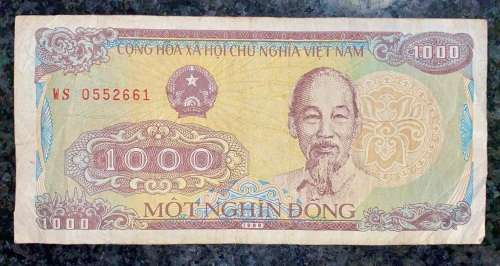 VIETNAM 1000 DONG 1988