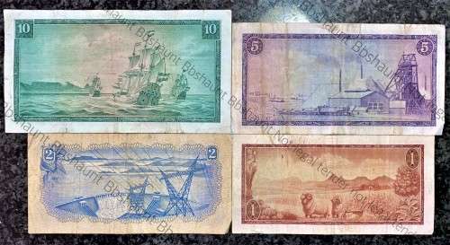 COMPLETE SET OF TW DE JONGH & DECIMALS R10 TO R1 - 1967 - 1974 ALL SPRINGBUCK WTM ( 1 BID TAKES ALL)