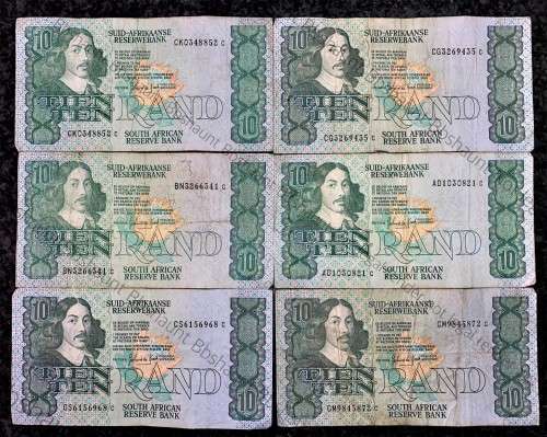 GPC DE KOCK R10 --1985-- 3RD ISSUE (1 BID TAKES ALL 6 NOTES)