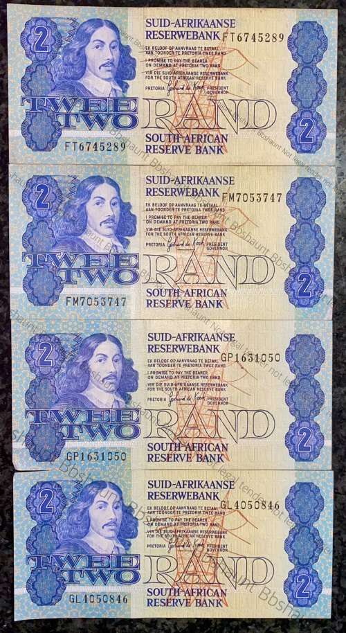 GPC DE KOCK ERROR NOTES R2 FRONT PINTED ON BACK - VARYING FROM DARK TO LIGHTER PRINT(1 BID TAKES ALL
