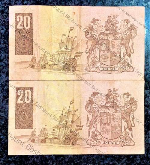 REPLACEMENT NOTES GPC DE KOCK R20 - Z54 & Z55 - THIRD ISSUE 1984 (1 BID TAKES ALL)