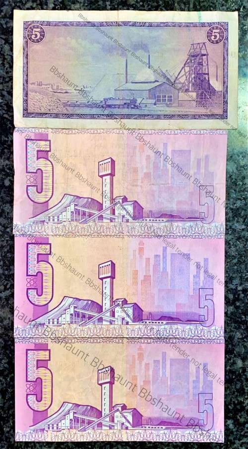 SET OF R5 NOTES ALL GOVERNORS FROM 1967-1990