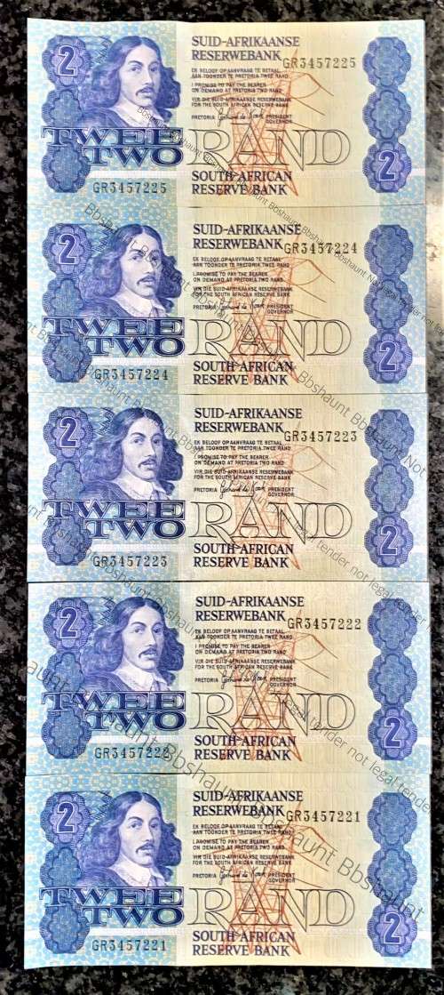 GPC DE KOCK R2 IN SEQUENCE GR3457225-221 AUNC 3RD ISSUE 1984(1 BID TAKES ALL)
