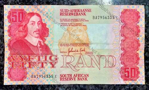 GPC DE KOCK R50 SCARCE BA SERIES 1984 3RD ISSUE A/E