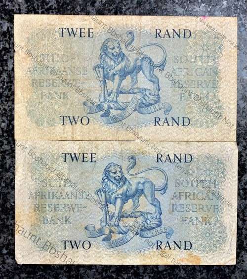 MH DE KOCK R2 -- B43 & B58 --1961--- 4TH ISSUE (1 BID TAKES ALL)