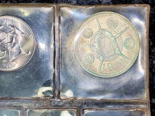 S A MINT UNCIRCULATED SET --1974 -- SILVER R1 TO 1/2 CENT 50TH ANNIVERSARY SA MINT -SEALED FROM MINT