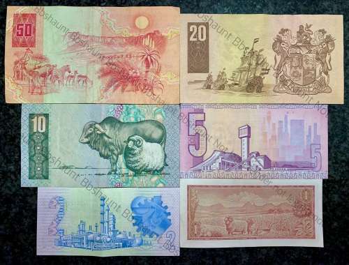 COMPLETE SET OF CL STALS & DECIMALS R50 TO R2 AA --1ST ISSUE 1990 [R1 DE JONGH 1975]1 BID TAKES ALL)