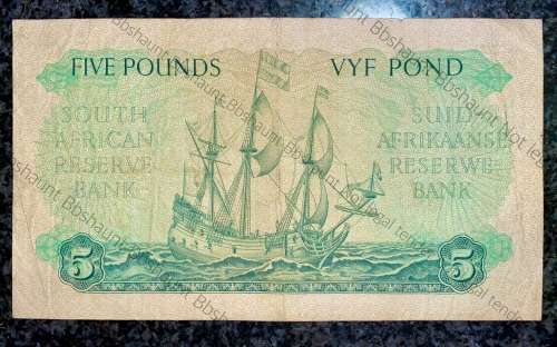 MH DE KOCK 5 POUND 02-03-1954 E/A 3RD ISSUE C33