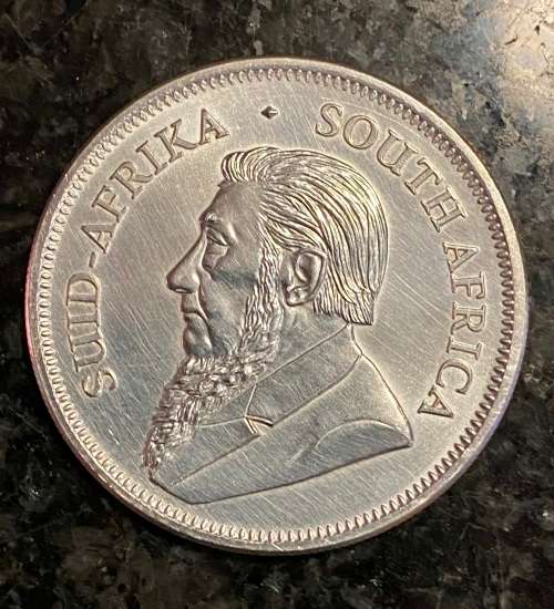 SOUTH AFRICA SILVER KRUGERRAND -- 2021 -- 1OZ FINE SILVER