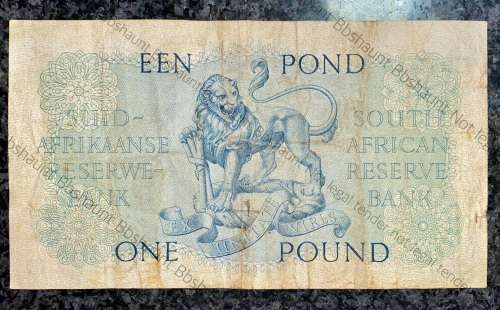 MH DE KOCK 1 POUND 1956 E/A 3RD ISSUE B263