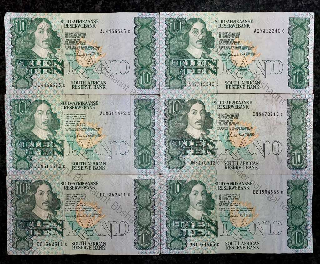 GPC DE KOCK R10 --1985-- 3RD ISSUE (1 BID TAKES ALL 6 NOTES)