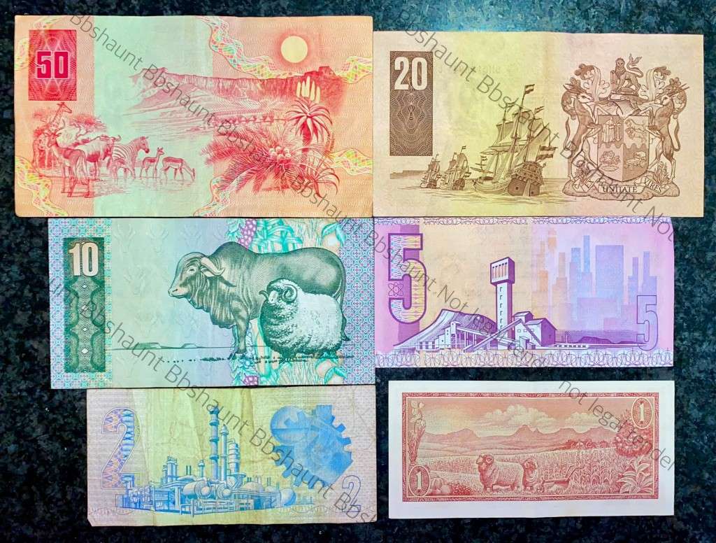 COMPLETE SET OF CL STALS & DECIMALS R50 TO R2 AA --1990 [R1 T.W DE JONGH 1975]1 BID TAKES ALL]