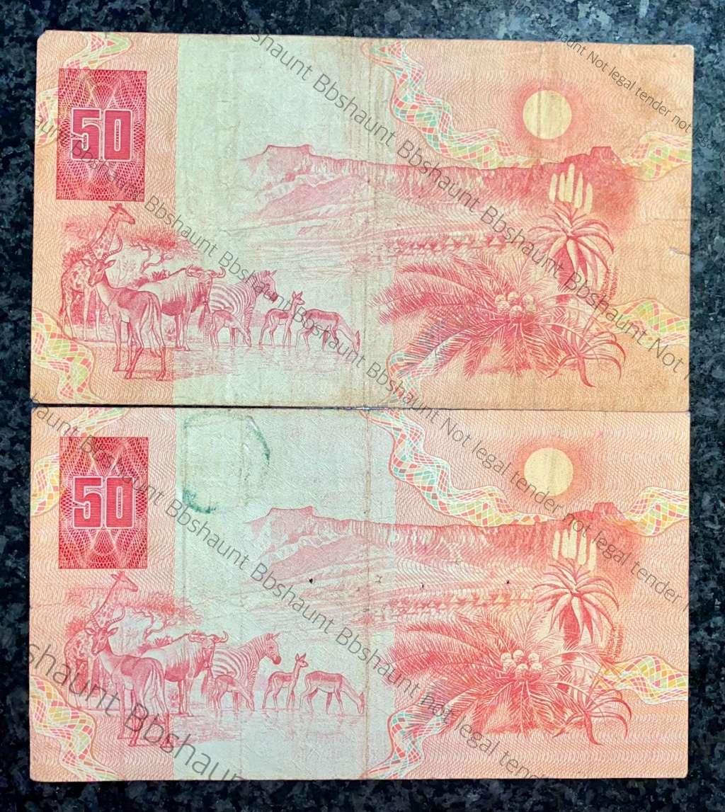 SET OF R50 - GPC DE KOCK R50 A/E 3RD ISSUE 1984 AS & CL STALS R50 1990 AF(1 BID TAKES ALL)