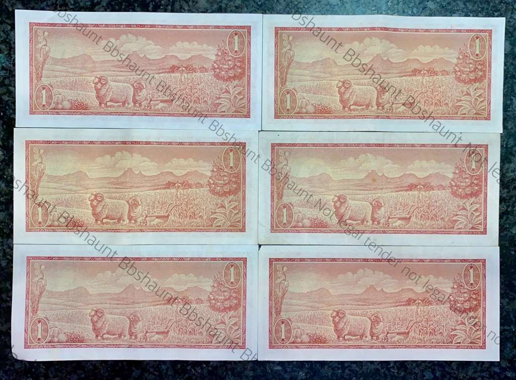 TW DE JONGH R1 - B SERIES ( 1 BID TAKES ALL 6 NOTES)