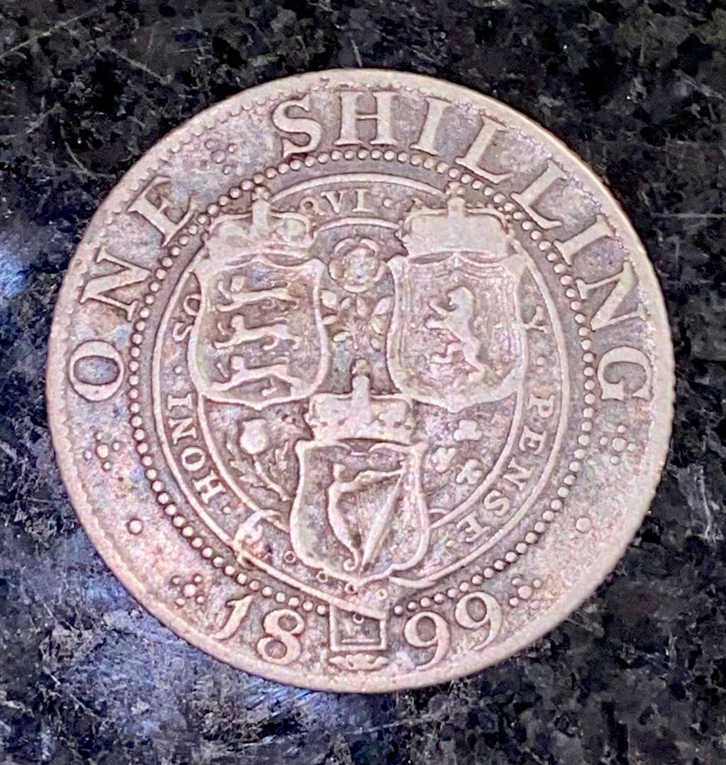 GREAT BRITAIN SILVER 1 SHILLING 1899
