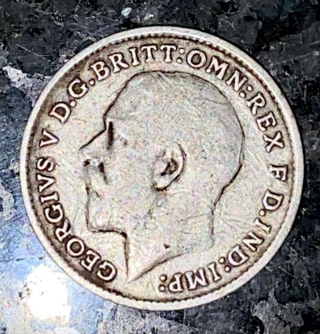 GREAT BRITAIN SILVER 3 PENCE 1913
