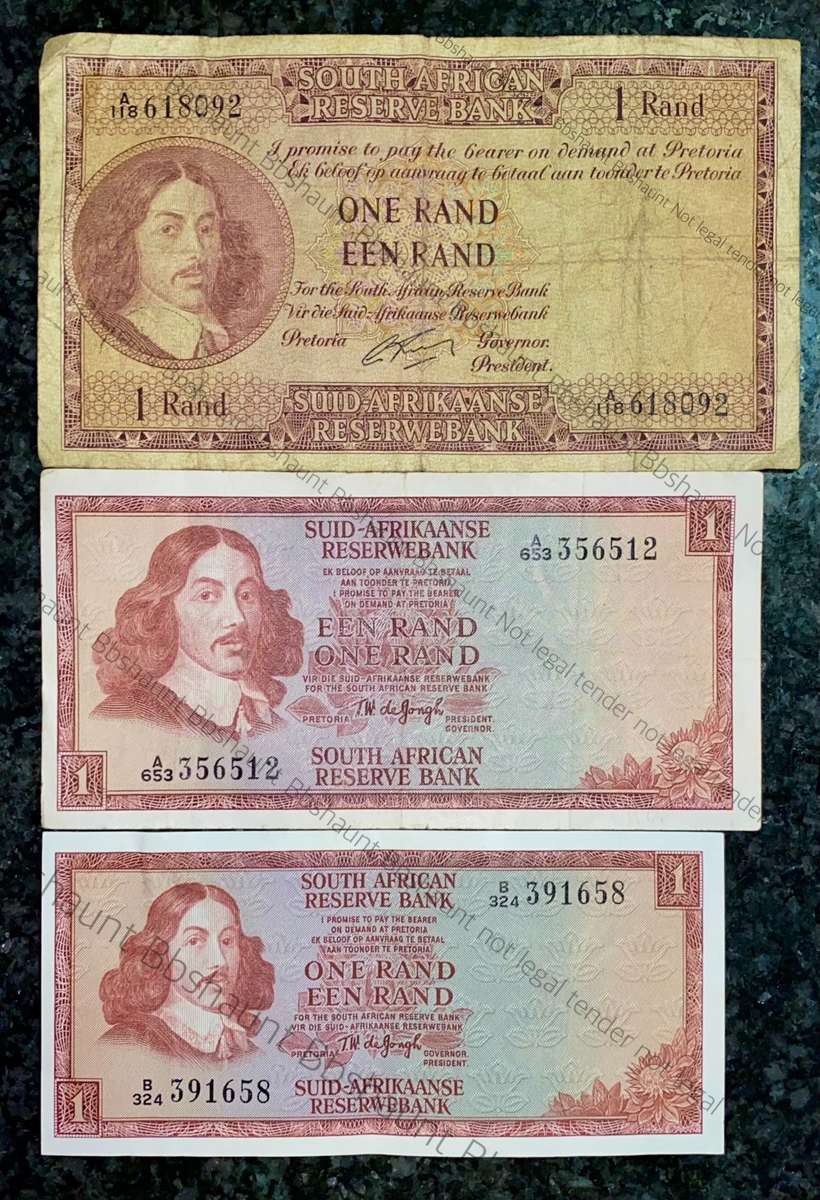 SET OF R1 NOTES VARIOUS GOVERNORS FROM 1962-1980s (1 BID TAKES ALL)