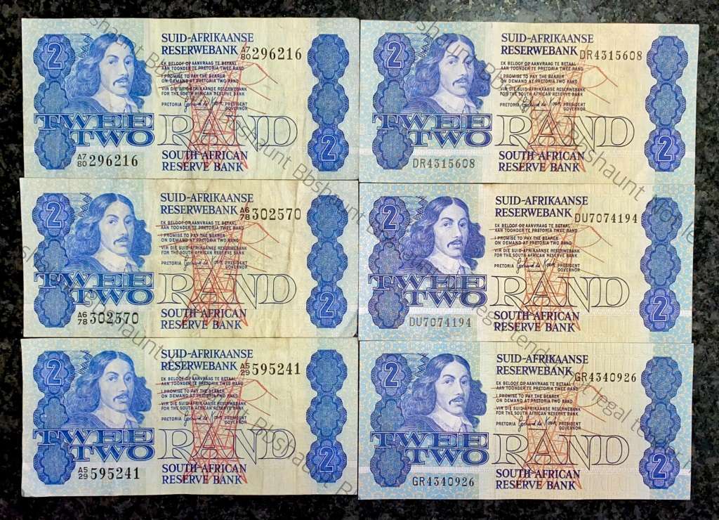 GPC DE KOCK R2 --1980s--(1 BID TAKES ALL 6 NOTES)