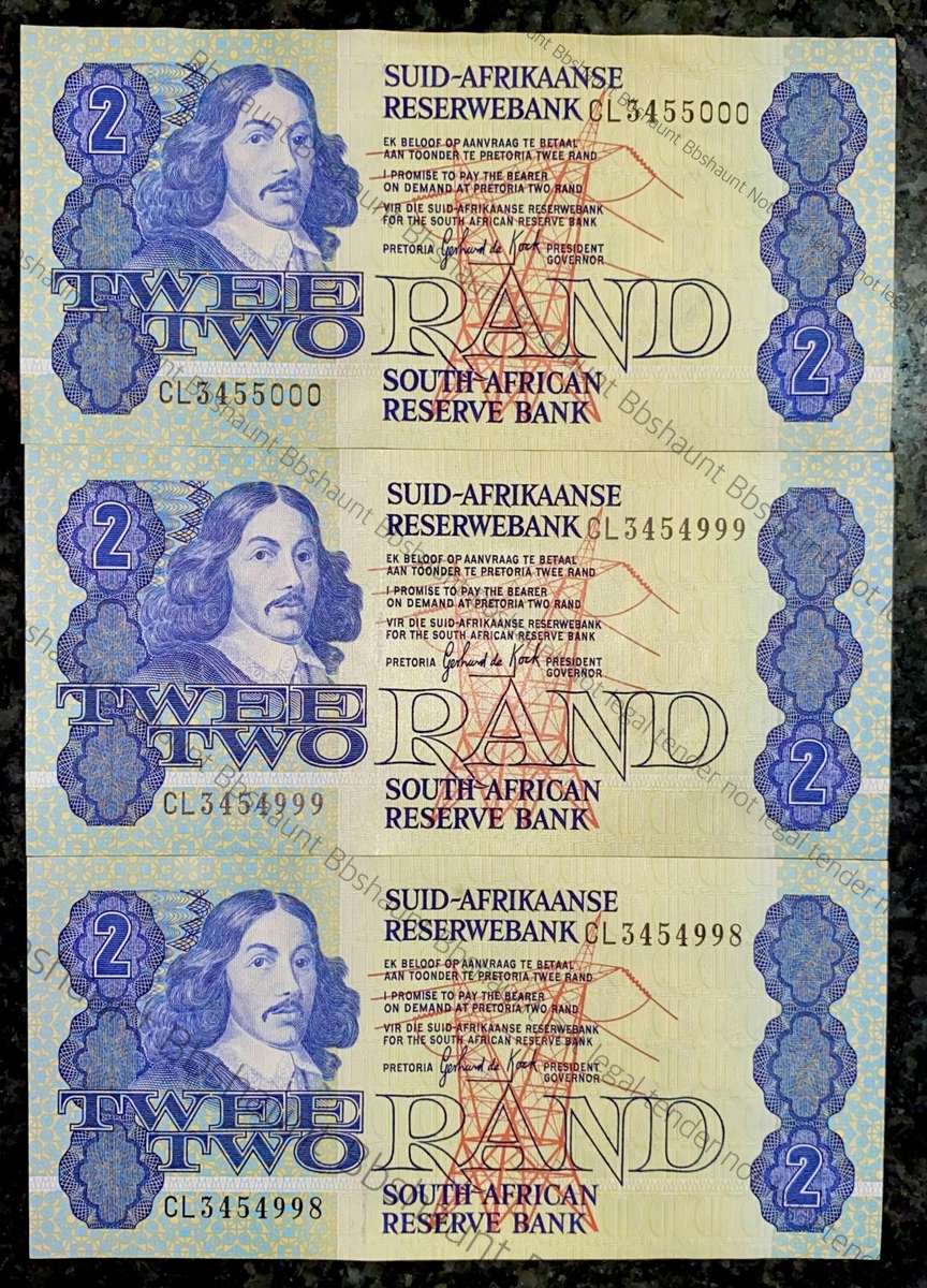 GPC DE KOCK R2 IN SEQUENCE CL3455000-998 AUNC 3RD ISSUE 1984 (1 BID TAKES ALL)