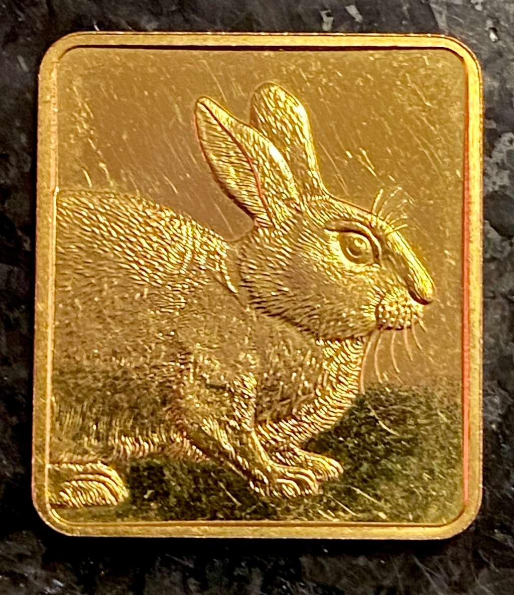 GREAT BRITAIN ROYAL MINT -- ZODIAC YEAR OF THE RABBIT -- ELIZABETH R 1999