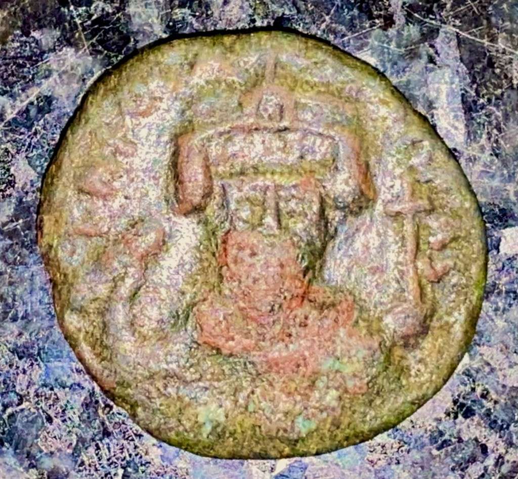 BYZANTIUM COIN - 1/2 FOLLIS CARTHAGE HERACLIUS 610AD - 641AD