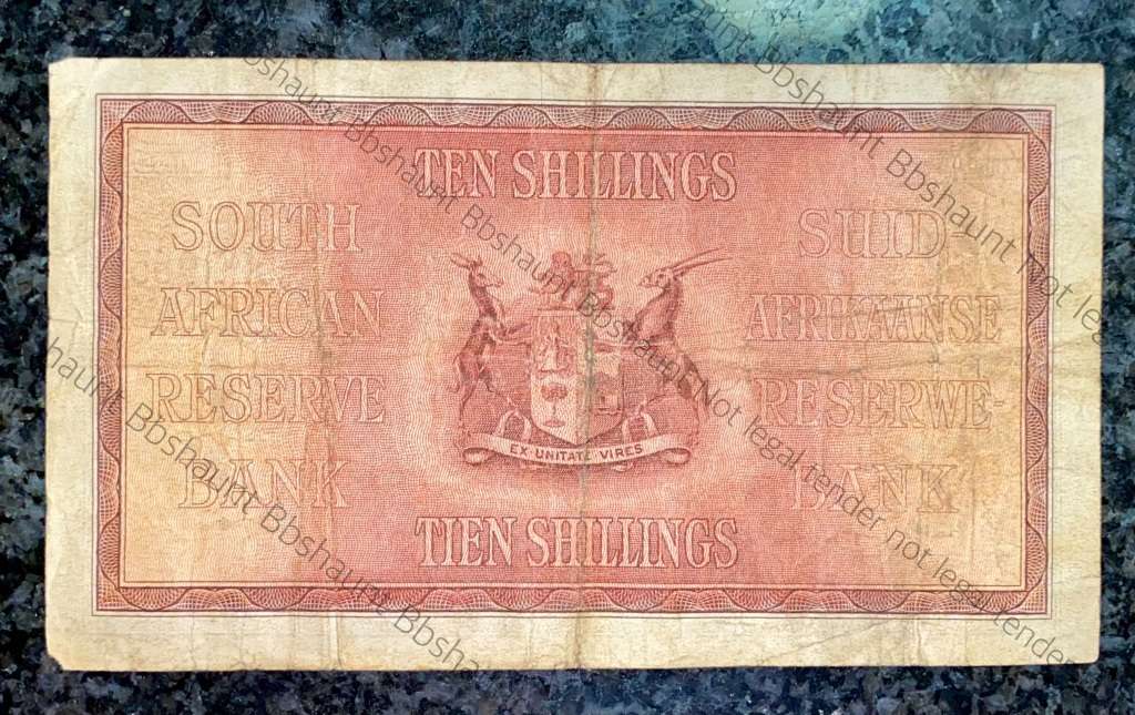 J.POSTMUS 10 SHILLINGS 6TH SEPTEMBER 1940 FIRST ISSUE E/A E49 /520.965
