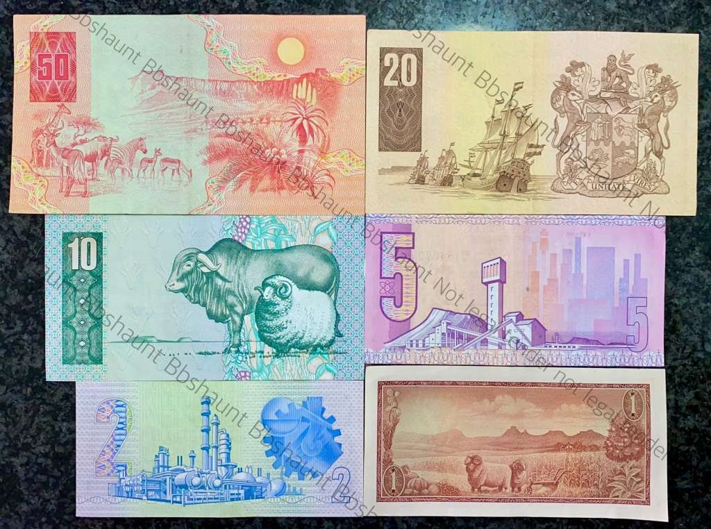 COMPLETE SET OF CL STALS & DECIMALS R50 TO R2AA--1ST ISSUE 1990 [R1 TW DE JONGH 1975]1 BID TAKES ALL