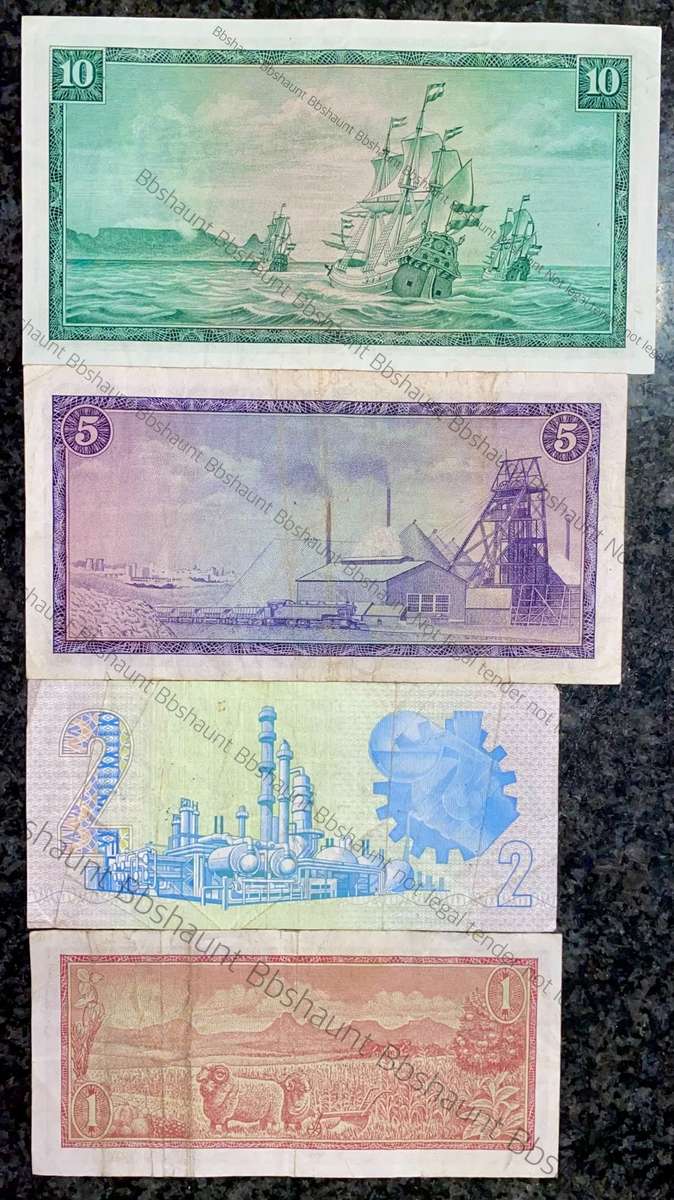 TW DE JONGH SET  R10 TO R1 -- 1967-1978 ( 1 BID TAKES ALL)