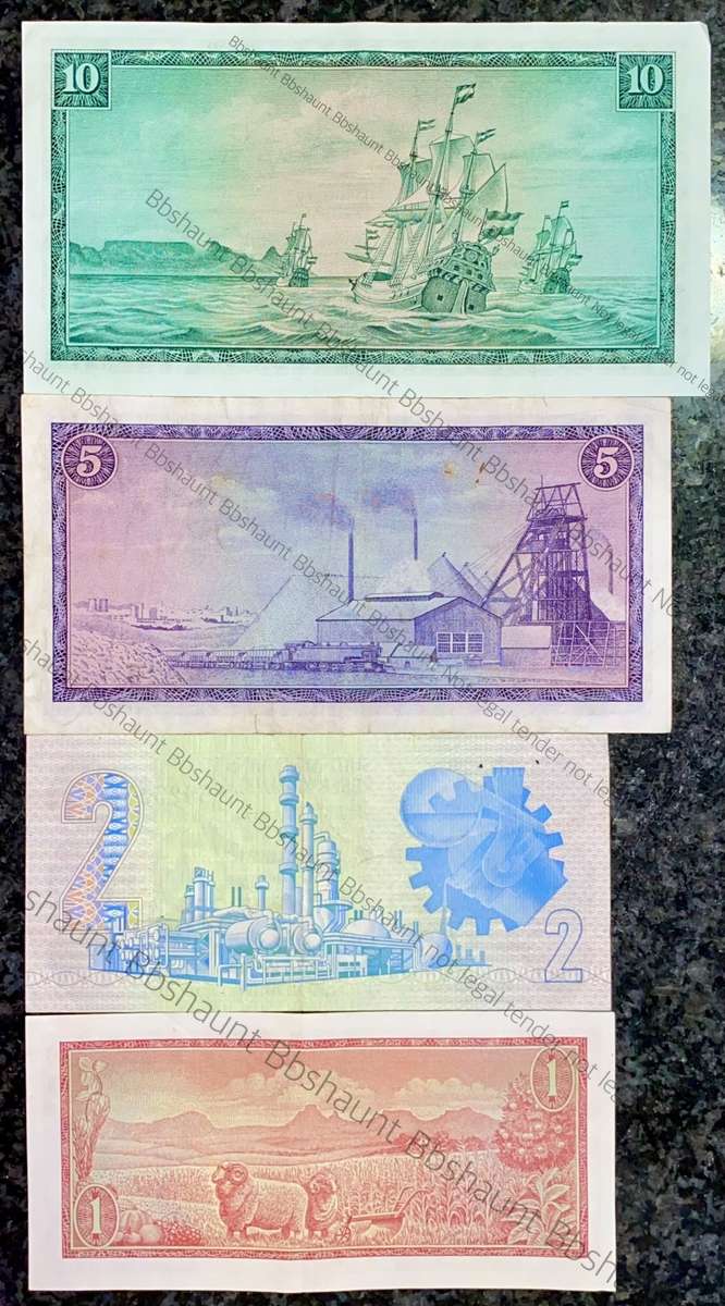 TW DE JONGH SET R10 TO R1 -- 1967-1978  ( 1 BID TAKES ALL)