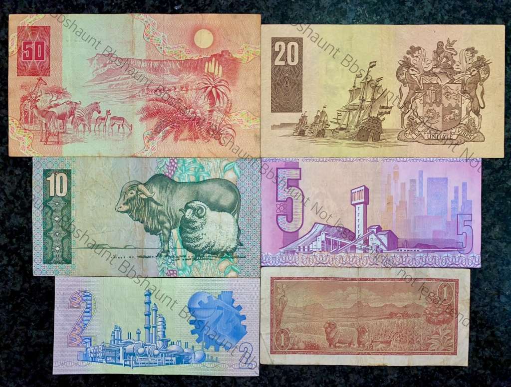 COMPLETE SET OF CL STALS & DECIMALS R50 TO R2 AA --1ST ISSUE 1990 [R1 DE JONGH 1975]1 BID TAKES ALL)