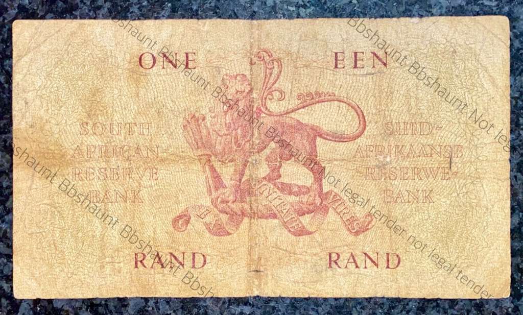 G RISSIK R1 -- 1ST ISSUE 1962 -- VAN RIEBEECK WTM