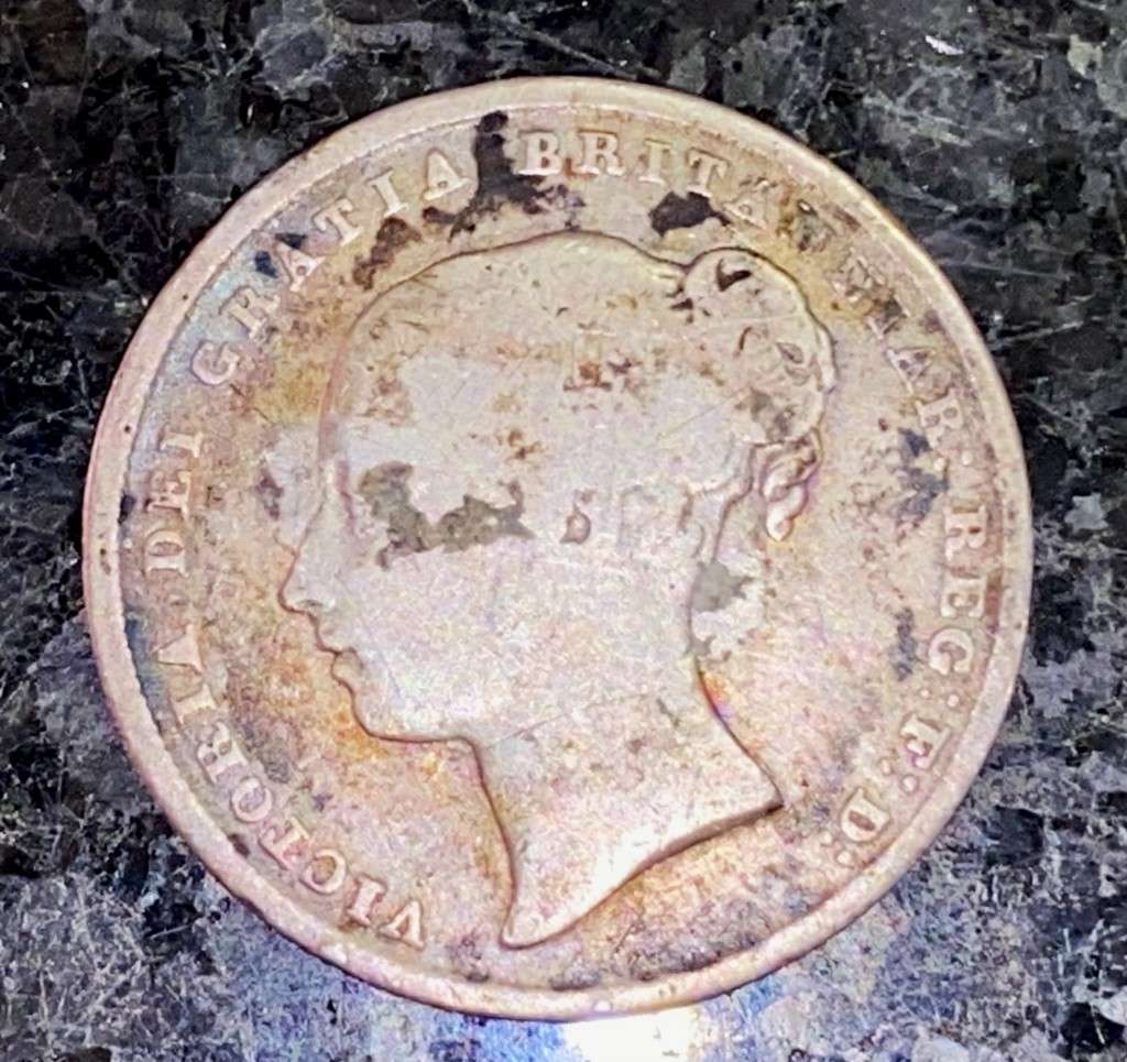 GREAT BRITAIN SILVER 1 SHILLING 1844