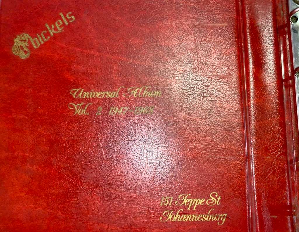 S A UNION & RSA COLLECTION --ALBUM & 1965-1968 SETS -- IN ORIGINAL BICKELS ALBUM PAGE, MINTAGE CARDS