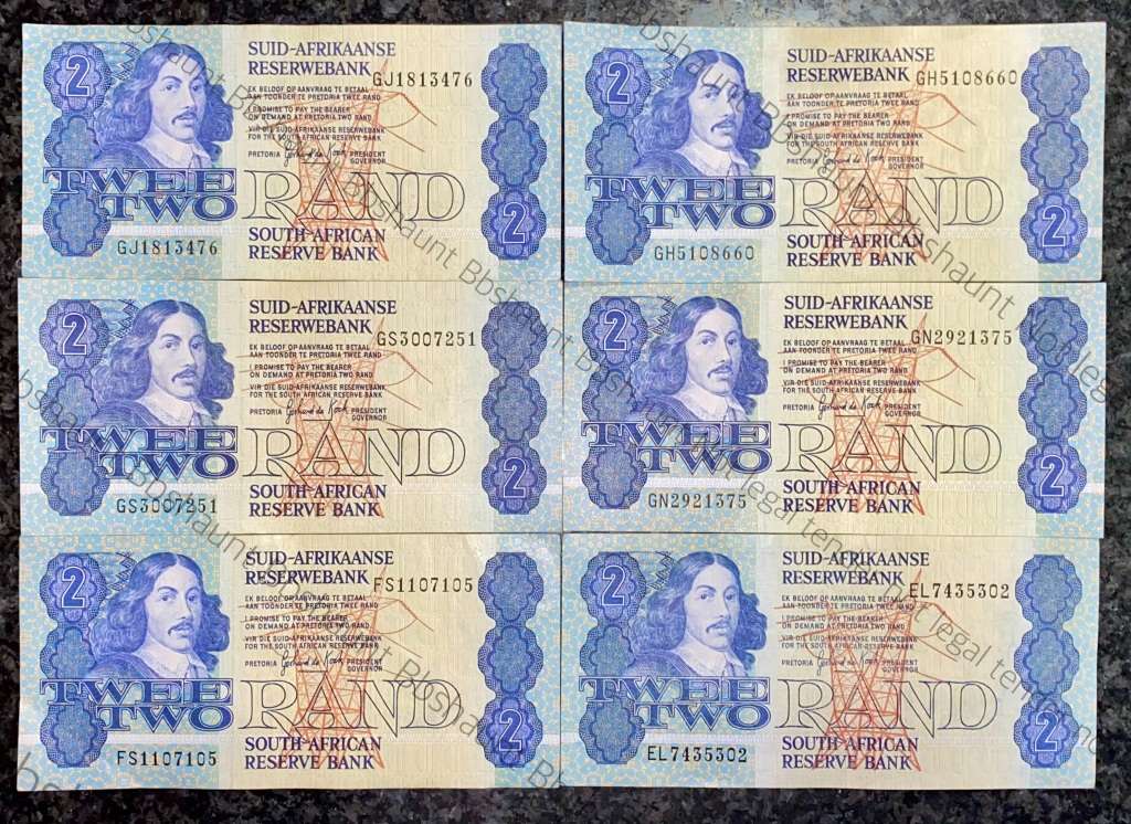 GPC DE KOCK R2 --1980s--(1 BID TAKES ALL 6 NOTES)
