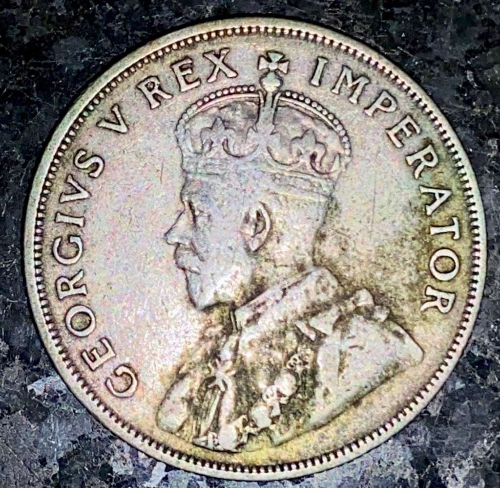 S A UNION SILVER 2 SHILLINGS - 1933 -